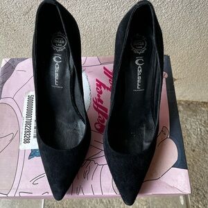 Black Suede Heel Jeffrey Campbell Dulce